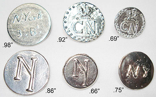 New York buttons